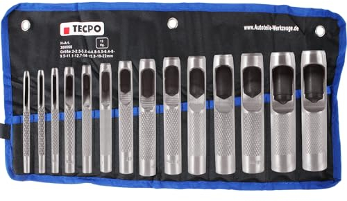 TECPO Juego de sacabocados (15 piezas)