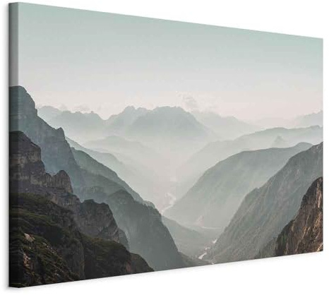 murando - Akustikbild Gebirge Natur Panorama, Schallschutz, Wohnzimmer | Verbessert Raumakustik, reduziert Hall, ideal fürs Büro oder Wohnzimmer, hochwertige Verarbeitung, schnelle Montage, stilvoll