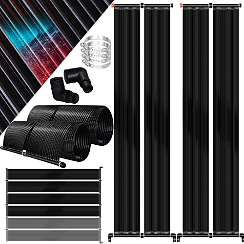 KESSER® Collettore Solare per Piscina, Riscaldamento per Piscine - riscaldatore di Acqua Calda - Riscaldamento Solare per Piscine l ampliabile a Piacere l plastica Resistente, 400 x 140 cm