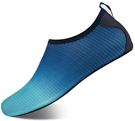 IceUnicorn Badeschuhe Wasserschuhe Damen Herren Schwimmschuh Strandschuhe Aquaschuhe Bequeme Passform