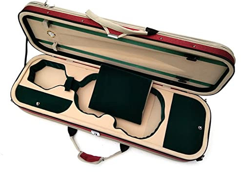 KESHUO professionelle Geigenkoffer Violin-PV-Flanell hochwertiger Violingehäuse 4/4,3/4 (Color : 3/4)