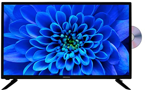 MEDION E13207 TV HD da 80 cm (32 pollici) (lettore DVD integrato, HD Triple Tuner, DVB-T2 HD, CI+, lettore multimediale, 3 x HDMI, SCART, VGA, USB)