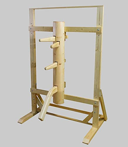 Wing Chun Wooden Dummy with Structure (08 Natural)