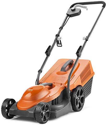 Flymo SimpliMow 320 Wheeled Electric Lawnmower - 1000 W Motor, 32 cm Cutting Width, 30 Litre Grass Box, Soft Grip Handles