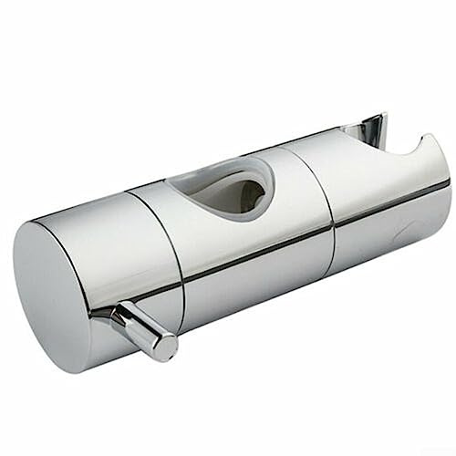 DAZZLEEX Support de pommeau de douche réglable 19-25 mm chromé pour salle de bain, 19 mm
