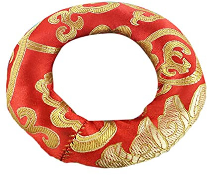 DRESSOOS Buddha-klangschalen-pads Klangschalen-kissen Kollisionsschutz Muster Home-office- Zufällige Farbe