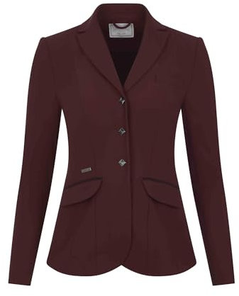 LeMieux Dynamique Show-Jacke für Damen, Burgunderrot, Größe 44