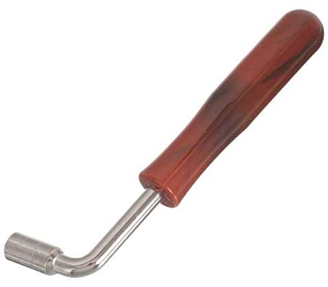 BESTonZON Hackbrettschlüssel Tonabstimmungswerkzeug Aus Metall Und Holz Schlagfest Rostfrei Professionelles Instrumentenzubehör Für Präzises Hackbrett Tuning