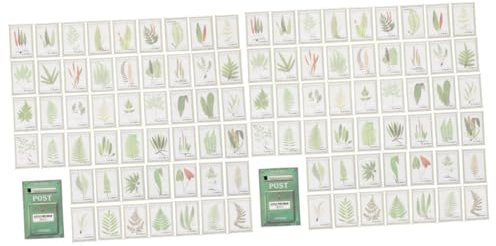 SEWACC 400blätter Beschreibbare Retro-Sticker Für Scrapbooking Und Boxen Mit Stempel-Designs Dekoration Für Tagebücher Und Handarbeiten Für Kreative Bastelprojekte