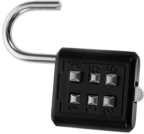 FRCOLOR 2st Kombinationsschloss Im Freien Bügel Vorhängeschloss Mechanismus Vorhängeschloss Outdoor-passwortsperre Vorhängeschloss Für Den Spind Im Fitnessstudio Knopf Zinklegierung Black