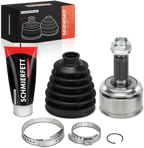 Frankberg Jeu de Joints Arbre de Transmission Essieu Avant Compatible avec Accord IX Berline CR 2.4L 2014-2017 Crosstour 3.5L 2012-2015 CR-V III RE 2.2L 2007-2011 Remplacer# 823145