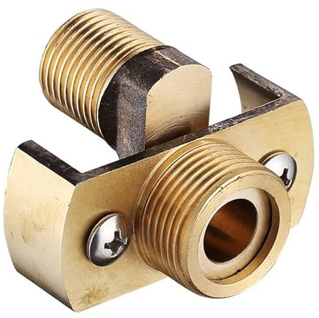 BiaoTeng Excentricas para Grifo 2 Piezas Latón Multifuncional Excentricas Grifo Ducha Ajustable 46 mm