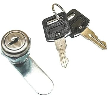 Serrure à came 16 20 mm for armoire extérieure, caisse, tiroir, casier scolaire, yacht, voiture, MX17, 1 pièce(20mm 26mm)