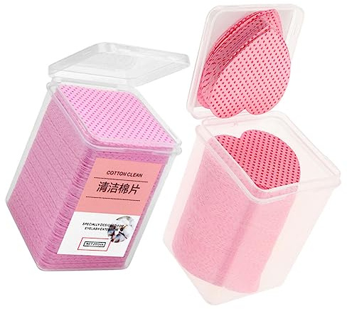 Anneome 400 Blatt Fusselfreie Nageltücher aus Baumwolle Super Saugfähige Nagellackentferner Pads Weich und Sicher für Gel und Acrylnägel Schnelles Entfernen von Nagellackfehlern