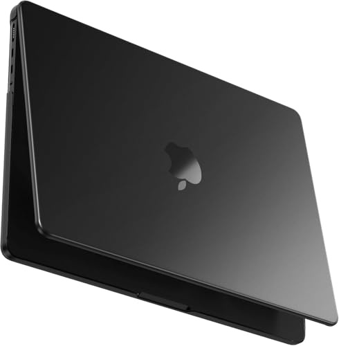 BlueSwan para Funda Macbook Pro 14 Pulgadas M5-M1 Ultrafina Negro Mate | Carcasa Protectora Rígido Ultra Delgada Mate,Compatible con Mac Book Pro 14 Pro/Max M5 M4 M3 M2 M1 2026-2021