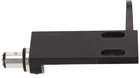 Brrnoo Turntable Patrone Storage Case, Stylus Holder -Kit für Plattenspieler mit 4 Verbindungsdrähten Universal Standard Metall Phonograph Patrone Halter und 2 Paarschrauben