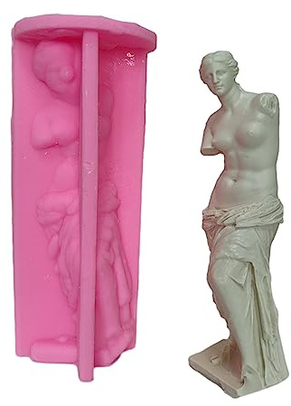 Muffa epossidica del sapone della decorazione della statua Stampi fatti a mano del sapone della cera delle candele per le muffe delle decorazioni