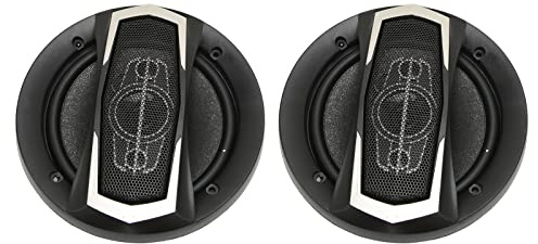 Yctze Su Experiencia en el Automóvil con 2 Parlantes Coaxiales para Automóvil de 600 W: Parlantes de 6 Pulgadas con Sensibilidad de 92 DB, Disipación de Calor Excepcional y Sonido y Rendimiento de