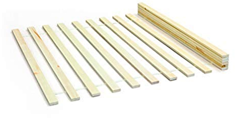 Inter Link - Lattenrost 140 x 200 cm - Lattenrost auf Rollen - Bettgestell - Doppelbett - Bett für 2 Personen - Kiefer Massivholz - Natur - BxTxH :200x140x2 cm