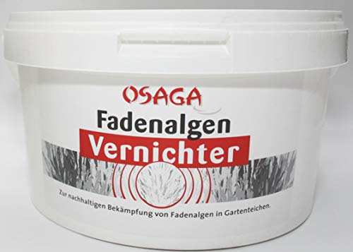 Osaga Fadenalgenvernichter für 90.000 Liter, Fadenalgen, Algenvernichter für Aquarien- und Teichwasser
