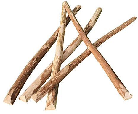 Zaunlatten Haselnuss 100 x 5 cm / 1 Stk. - Natur Zaunbretter Staketen Latten zur Gartengestaltung, Zaunbau oder als Wand und Decken Verkleidung