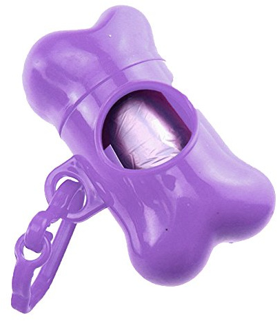 Distributeur de sac hygiéniques pour crottes de chien - Boîtier en forme d'os