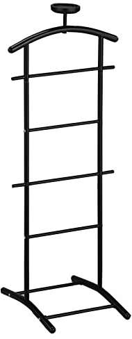 IDIMEX Herrendiener Stummer Diener ATRIX, Kleiderbutler Damendiener Kleiderstange Kleiderbügel Hosenbügel aus Metall in schwarz