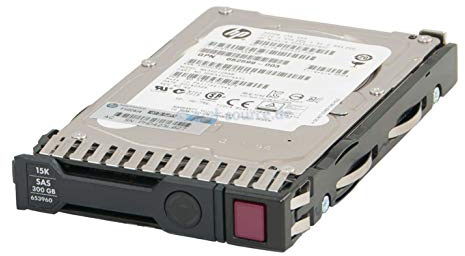 HP 652611-B21 - Disco Duro Interno de 2.5, 300 GB, SAS, Negro (Reacondicionado)