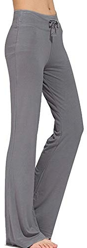 TownCat Pantalones De Carrera con Tirantes De Cuerda En El Pantalón De Yoga Femenino De Model Pantalones De Entrenamiento De Ejercicio Cómodo Gris Oscuro XXL