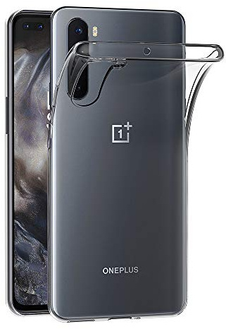 AICEK Kompatibel mit OnePlus Nord Hülle, Transparent Silikon Handyhülle TPU Schutzhülle Bumper Crystal Clear Case
