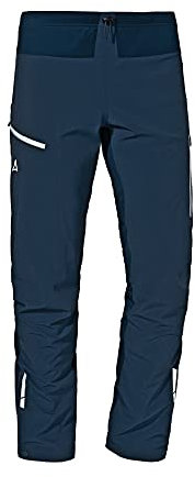 Schöffel Herren Softshell Pants Rinnen M, Wind- und Wasserabweisende Winter Wanderhose mit Body Mapping Technologie, atmungsaktive Multi-Sporthose für Outdoor und Bergsport