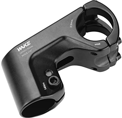 CYSKY 31,8 Vorbau 70mm 10 Grad MTB Kurzer Vorbau Mountainbike Lenker Vorbau Riser für die meisten Fahrräder, Rennräder, MTB, BMX, Radfahren