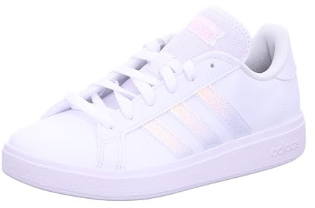 adidas Damen Grand Court Base 2.0 Shoes Schuhe, Cloud White/Cloud White/Clear pink, 40 2/3 EU