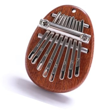 Changyeah Mini Kalimba Daumenklavier mit 8 Tasten,hochwertig, exquisites Daumenklavier, Marimba, Musik, gutes Accessoire,Mini Daumen Musikinstrument, Holz Daumenklavier