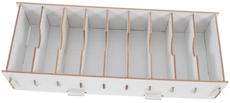 Lurrose Visitenkartenhalter Aus Holz Kartenständer Für Schreibtisch Visitenkartenbox Mit Geräumigem Fassungsvermögen Für Büro Und Homeoffice