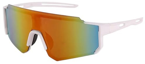 WLHFDC Schnelle Brille Rave für Herren und Damen,Sportbrille,Sonnenbrille,Fahrradbrille,Radsportbrille,Rennrad Brille Mit UV400 Schutz für Outdooraktivitäten