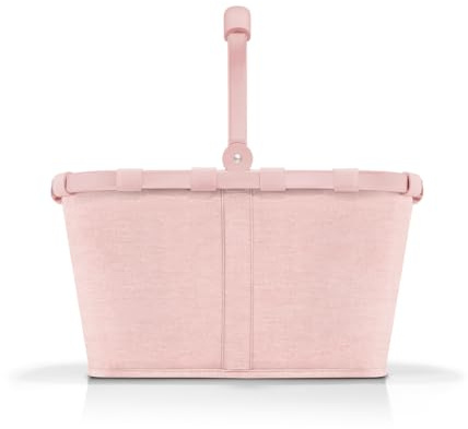 reisenthel carrybag frame twist blush – Stabiler Einkaufskorb mit viel Stauraum und praktischer Innentasche – Elegantes und wasserabweisendes Design