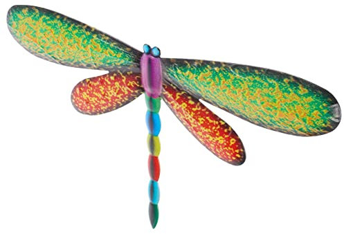 Alipis Iron Dragonfly Wall Decor Metal Dragonfly Sculpture for Home and Garden Easy to Install Hanging Wall Art Chic Outdoor and Indoor Decoration