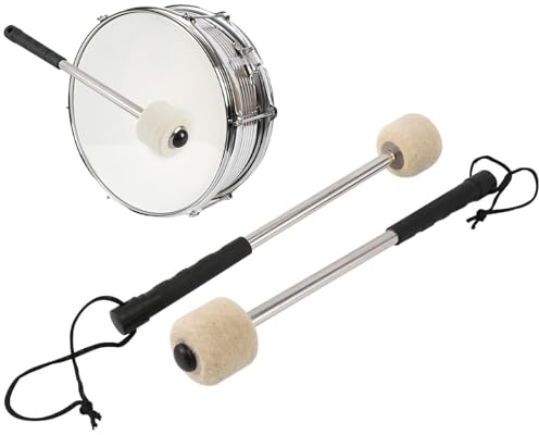 Schlägel Percussion – Percussion-Sticks | Zungentrommel-Filzkopf-Stick | Xylophon-Schlägel | Glockenspiel-Schlägel | Orchestermusik-Anfänger-Zubehör Für Steel Drum, Bass Drum, Becken – 2er-Set