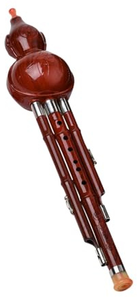 minkissy Traditionelle Hulusi Flöte für Anfänger Ethnisches Musikinstrument aus Hochwertigem Leicht und Tragbar für Musikliebhaber und Schüler