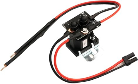 Qsvbeeqj Práctico set de soldador de manchas pequeñas ajustables para paquetes de batería 18650 con relé de 500A y compatibilidad con tiras de uso soldador de batería