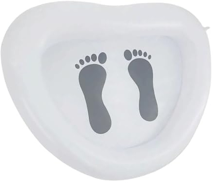Zkydhbd Baignoire de nettoyage gonflable pour piscine avec pompes à main efficaces pour voyage, camping, jardin, bain de pieds gonflable