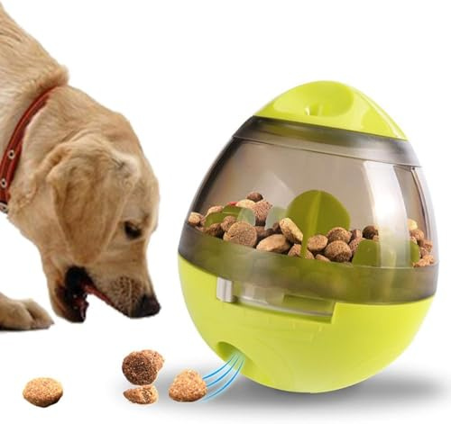 Lrocotanc Balle à friandises pour Chien - Distributeur de Nourriture pour Chien - Jouet de Recherche de Nourriture