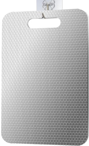Tabla De Cortar De Acero Inoxidable,Alfombrilla De Doble Cara - Tablas De Picar De Acero Para Cocina | Para Carne, Vegetales, Comida, Pastelería, Cocinar Y Acampada