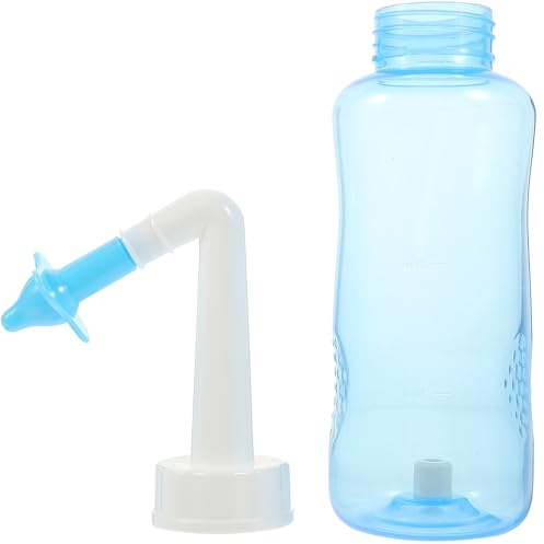 Gatuida Nasenspülflasche Nasendusche Zufällige Farbe 300ml aus Kunststoff zur Einfachen Nasenreinigung und Effektiven Nasenspülung gegen Erkältung und Allergien für Erwachsene und Kinder