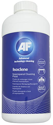 AF Isoclene - Lab grade Isopropyl Alcohol / 99.7% Pure Isopropanol IPA Technical Cleaning Alcohol – 1L Bottle | High Purity Lab Grade IPA Solvent, Technical Cleaning, All-Purpose Cleaner & Degreaser