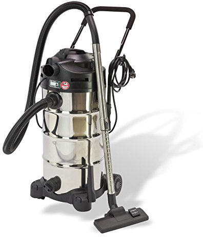 DEMA Nass-Trockensauger NTS 45 – 45 Liter, 1400 W – Staubsauger, Sauger, Nasssauger – leistungsstark, robust, langlebig – für Werkstatt, Garage, Haushalt, Heimwerker, Reinigung, Industrie