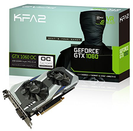 KFA2 Geforce GTX 1060 OC 6 GB GDDR5 – Scheda Grà ¡fica