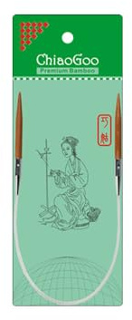 ChiaoGoo Circular Needle Bamboo 40cm 9.00mm Patina - 1pc