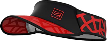 COMPRESSPORT Unisex Spiderweb Ultralight Visoren, Rot/Schwarz, Einheitsgröße EU